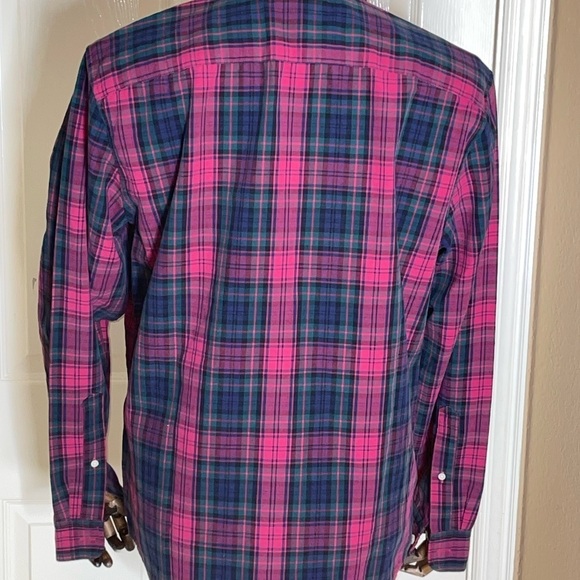 Abercrombie & Fitch Shirt Mens Large Red Plaid shirt VTG​​​​ - Picture 4 of 10